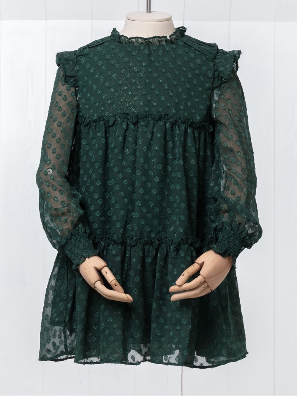 Abel & Lula Plumeti jacquard dress